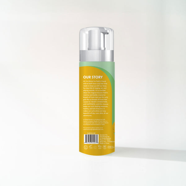 Urban Hydration Breath of Fresh Hair Kids No Frizz Curl Control Curl Styling Mousse