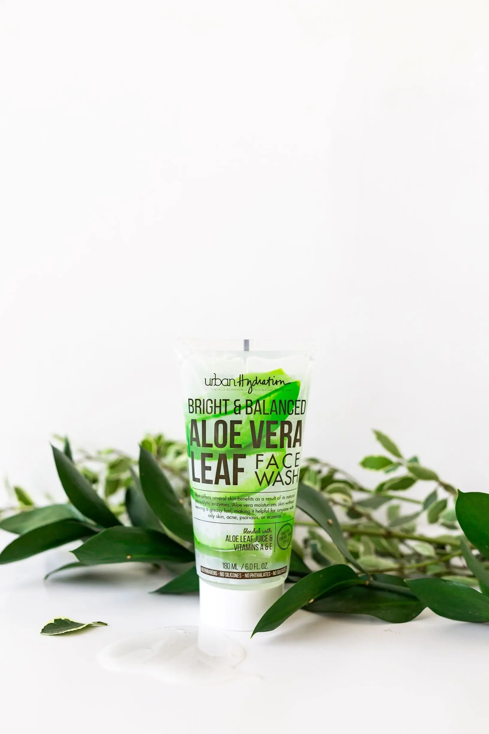 Urban Hydration Bright & Balanced Aloe Vera Leaf Face Wash Urban Hydration Urban Hydration Bright & Balanced Aloe Vera Leaf Face Wash Skincare  Urban Hydration