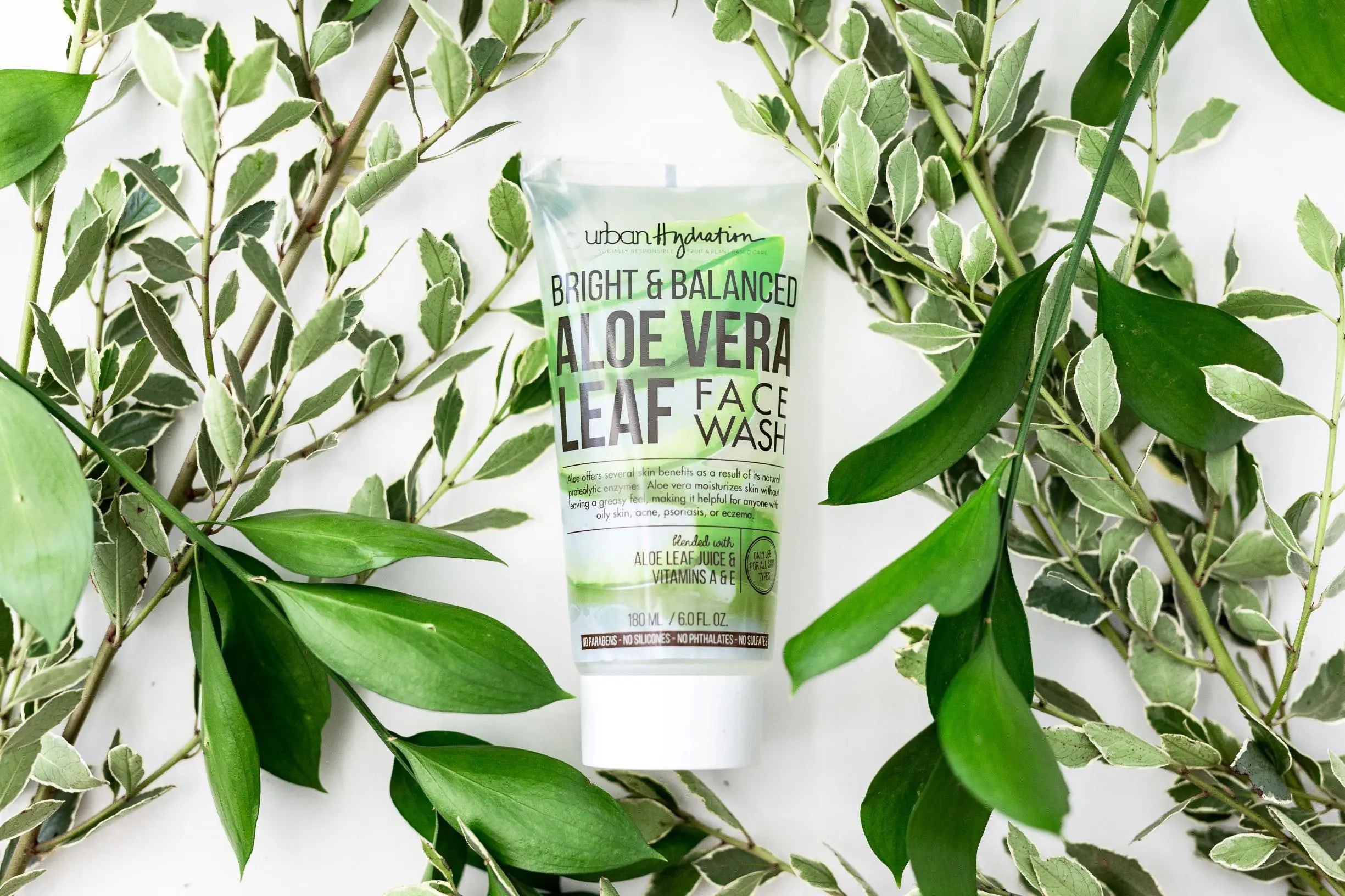 Urban Hydration Bright & Balanced Aloe Vera Leaf Face Wash Urban Hydration Urban Hydration Bright & Balanced Aloe Vera Leaf Face Wash Skincare  Urban Hydration