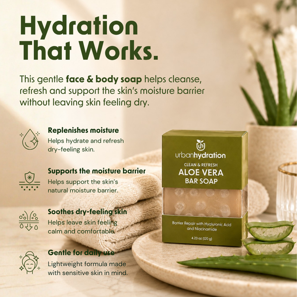 Aloe Vera Bright + Balanced Bar Soap