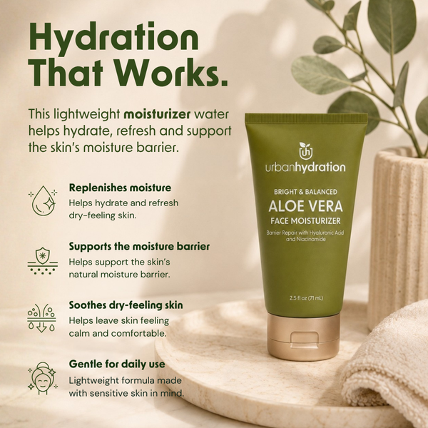 Aloe Vera Bright + Balanced Gel Moisturizer and Serum