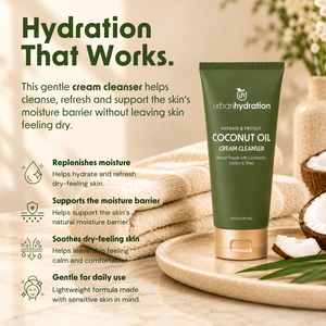 Jabón facial nutritivo y rehidratante con ricino y karité | Urban Hydration