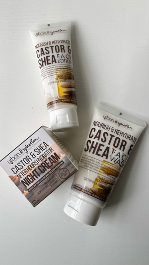 Urban Hydration Castor & Shea Facial Clearing 3pc Set