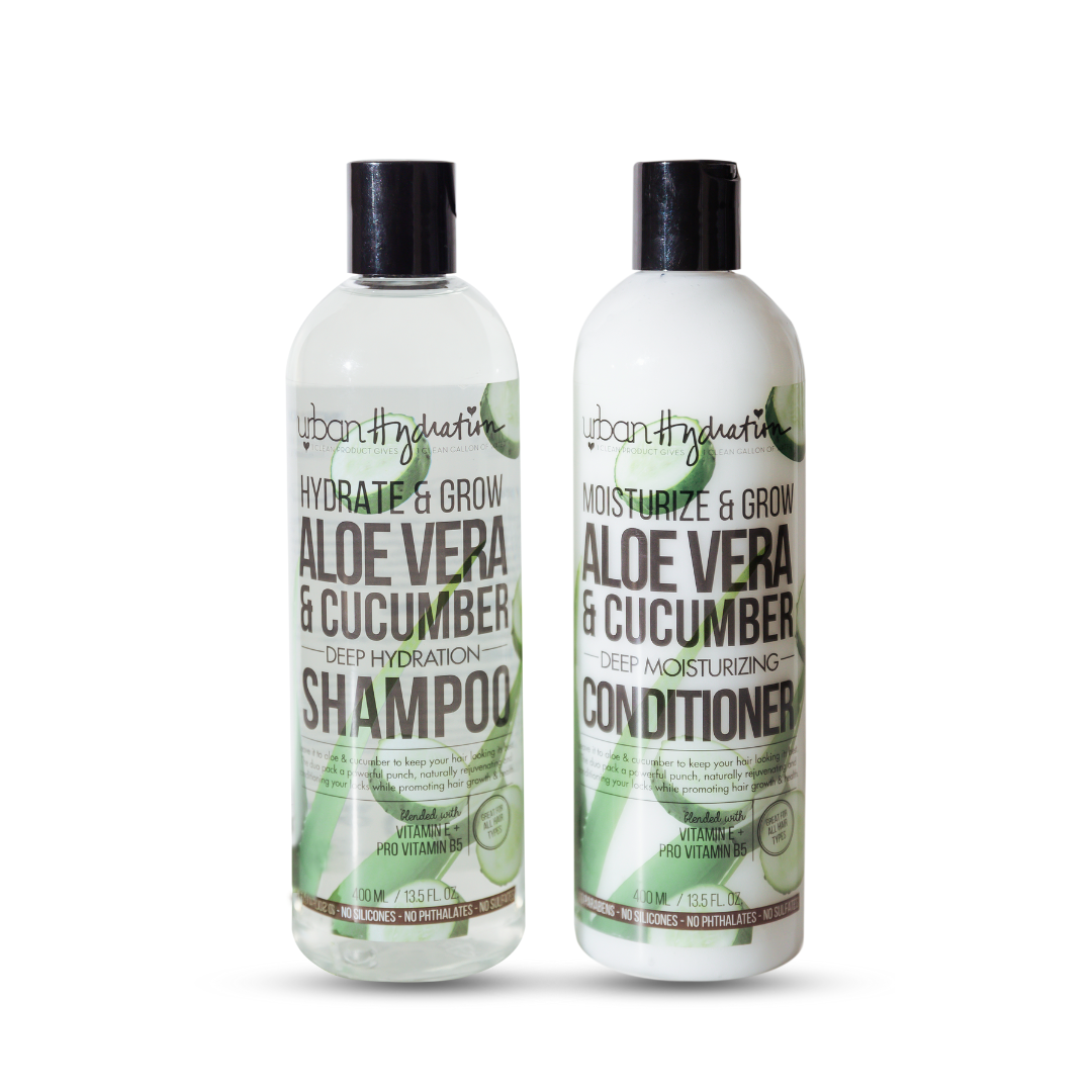 Aloe Vera & Cucumber Deep Shampoo Deep Moisturizing Conditioner 2pc Set