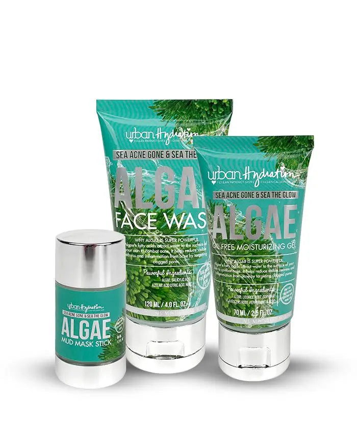 Urban Hydration Sea Acne Gone & Sea the Glow Algae Skincare 3pc Set Urban Hydration