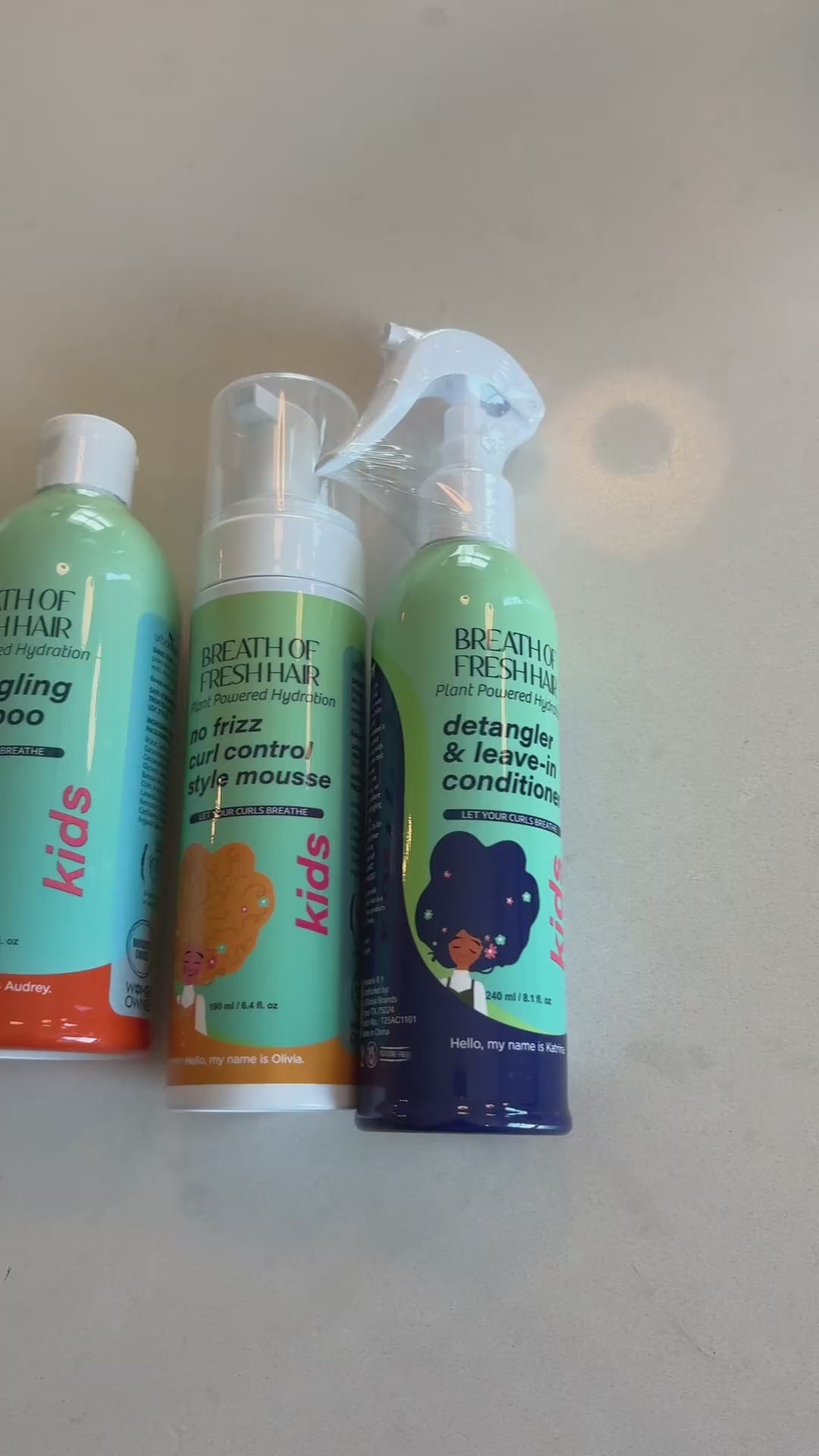 Breath of Fresh Hair Kids Clean & Style Pair