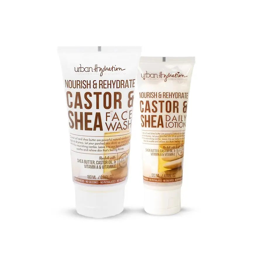 Urban Hydration Nourish & Rehydrate Castor & Shea 2pc Set Urban Hydration