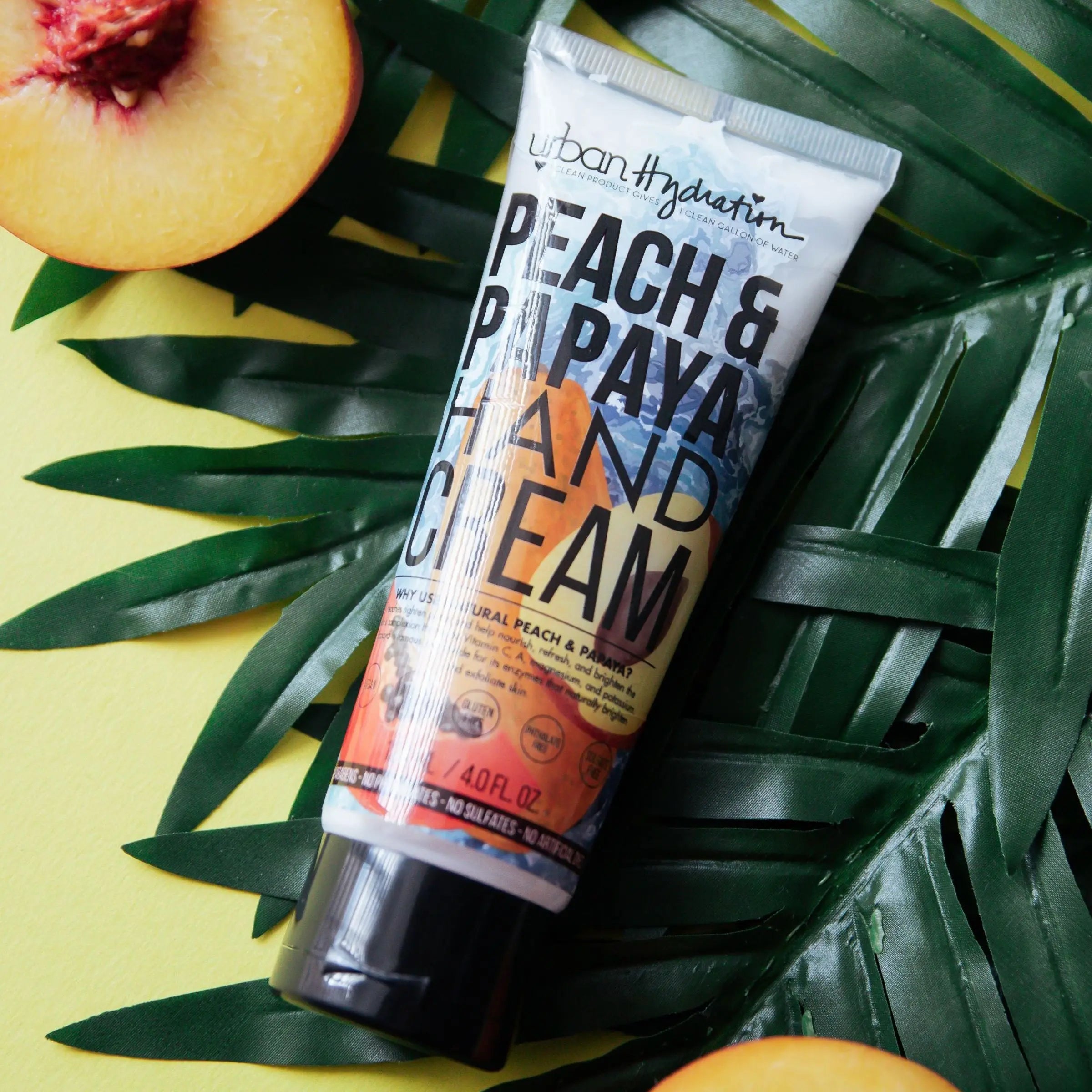 Brighten & Glow Peach & Papaya Hand Cream Lifestyle