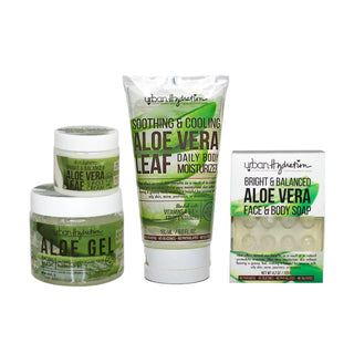 Bright & Balanced Aloe Vera Soothing Face & Body Care 4pc Set