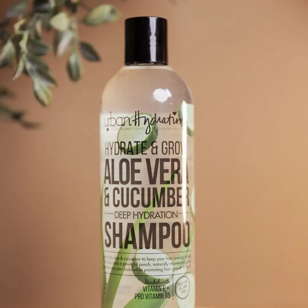 Hydrate & Grow Aloe Vera & Cucumber Shampoo Lifestyle