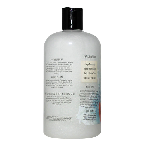 Brighten & Glow Peach & Papaya Bubble Bath Back 2