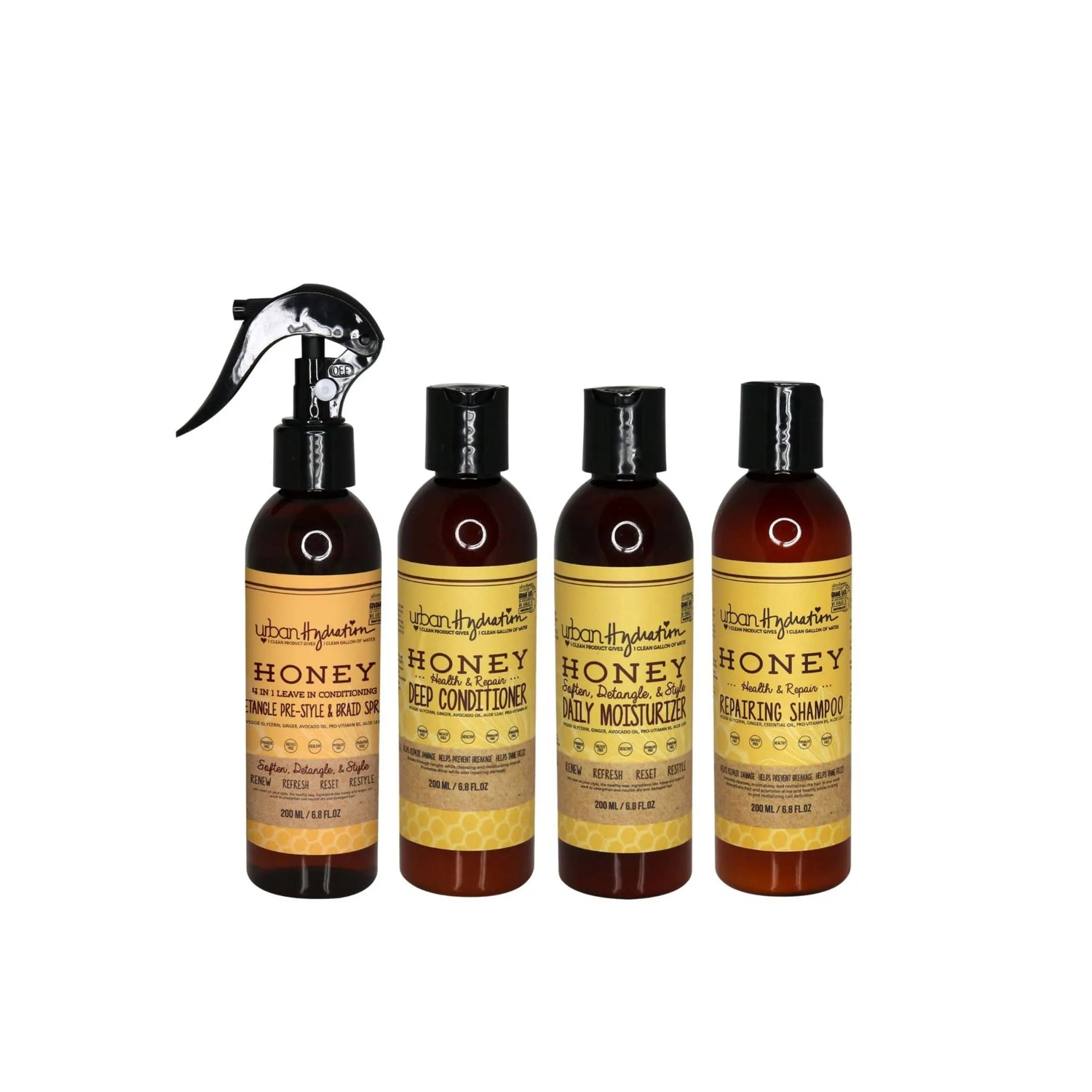 Honey Health & Repair Complete 4pc Set - 6.8oz Collection Urban Hydration